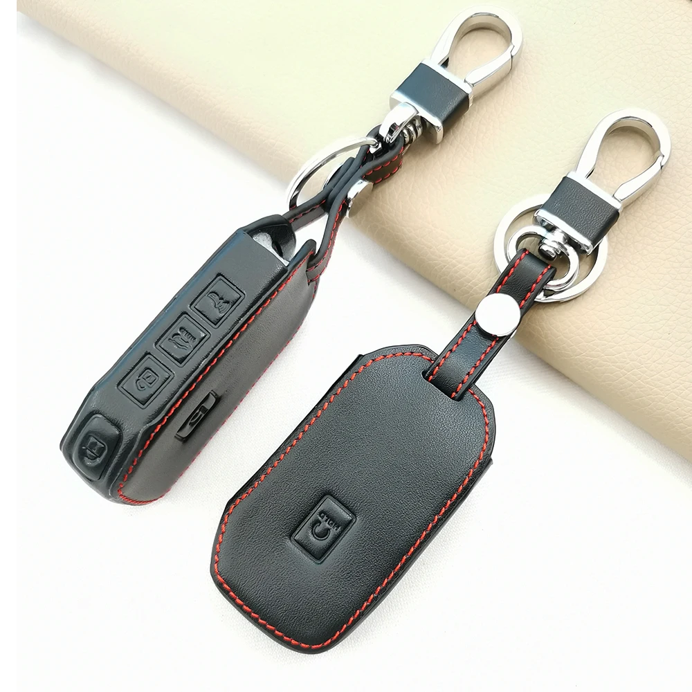 

For KIA Seltos Sportage Ceed Sorento Cerato KX5 Niro Forte K3 K5 Opatima Soul Telluride 2021 2022 Leather Car Key Case Cover