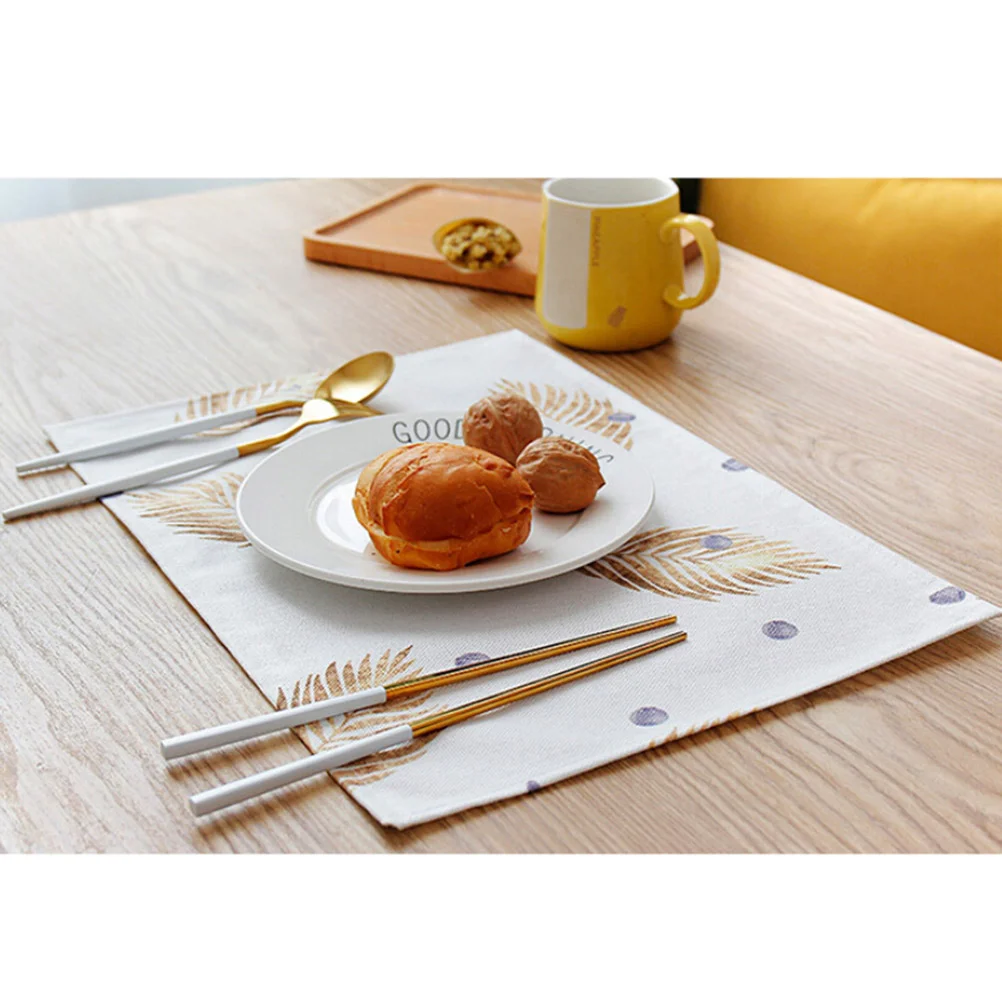 4 шт. термостойкие водонепроницаемые коврики для обеденного стола |