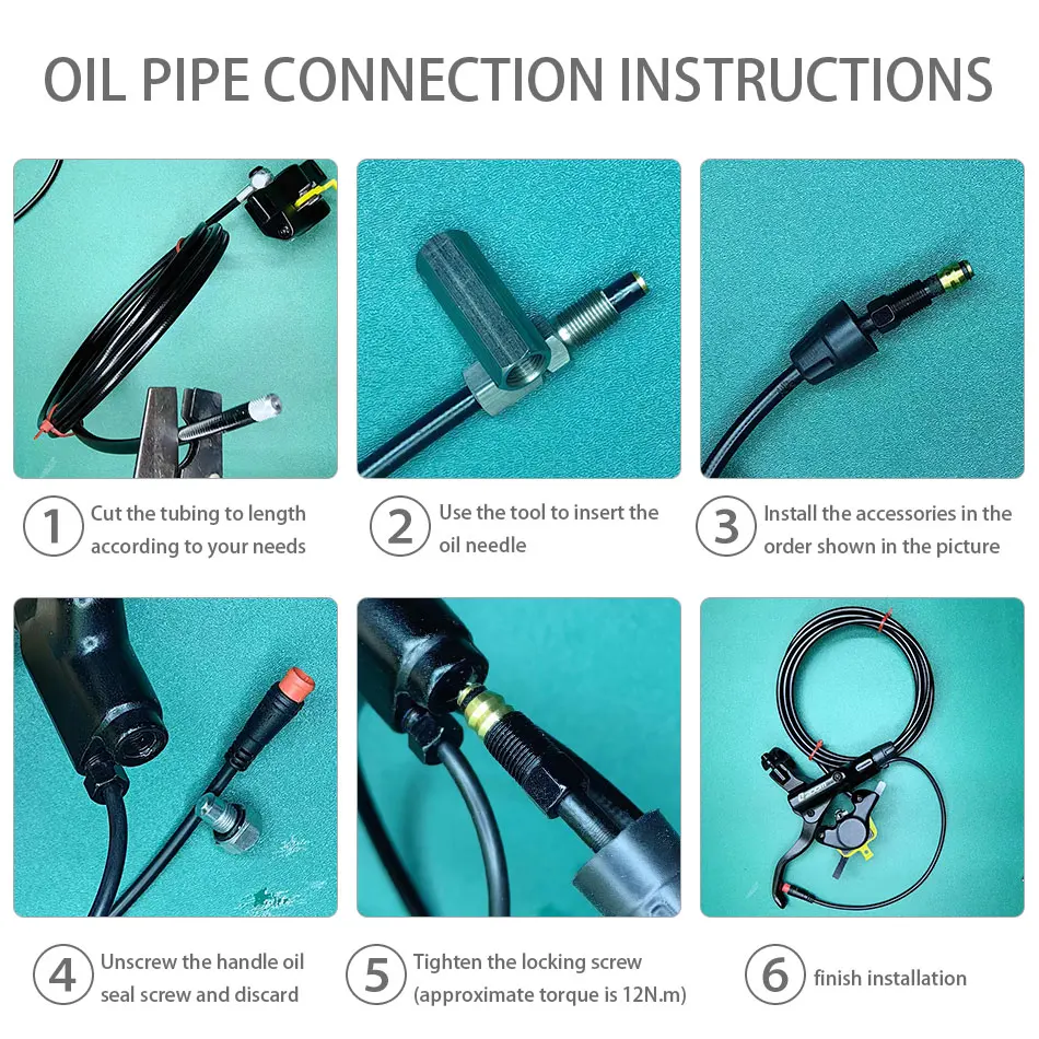 ZOOM HB-875E 2-поршневой LR дисковый гидравлический тормоз электрический скутер