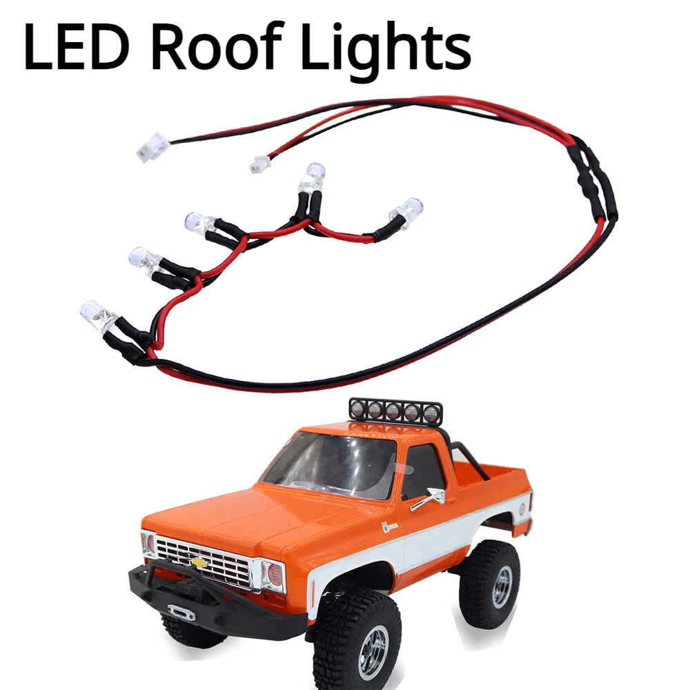 FMS FCX24 K5 1/24 RC альпинистские детали автомобиля светодиодный светильник на крыше