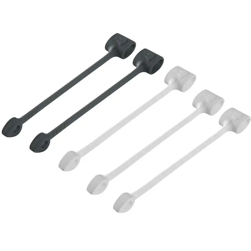 

5pcs Cable Adapter Tether Flexible Silicone Practical Adapter Holder Lanyard Accessories Adapter Keeper