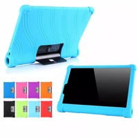 for lenovo yoga smart tab yt x705f case thickened soft silicone child safety shockproof black cover for yoga tab 5 2019 funda