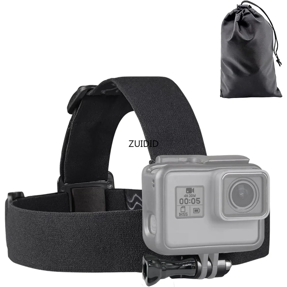 

ZUIDID Head Strap for Gopro hero 11 10 9 8 7 Accessories Head Belt Strap Mount Adjustable for SJCAM EKEN for Gopro Hero 7 6 5 4