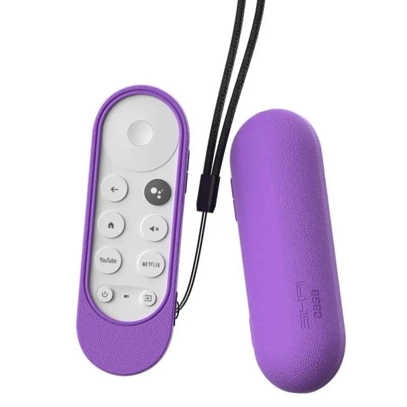 

Shockproof Silicone Case For Google Tv 2 Tv 2 Control Protective Shell For 2020 Voice Remot Durable Colour
