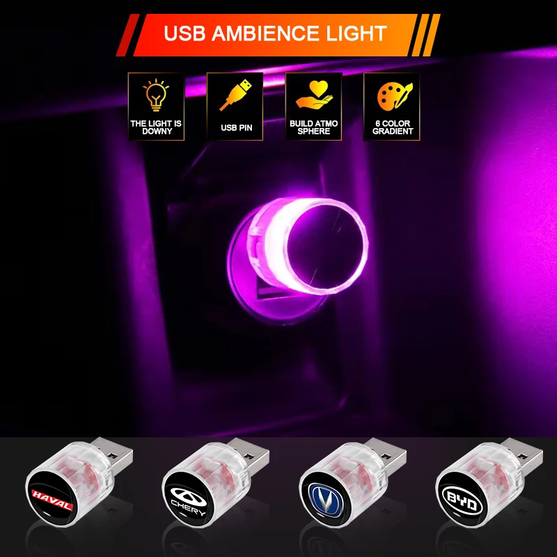 

Car Mini USB LED Ambient Lights Auto Interior for Mazda 6 3 2 CX5 CX9 CX30 RX8 MX5 MX3 MS MP GL Axela CX3 CX4 Car Assessoires