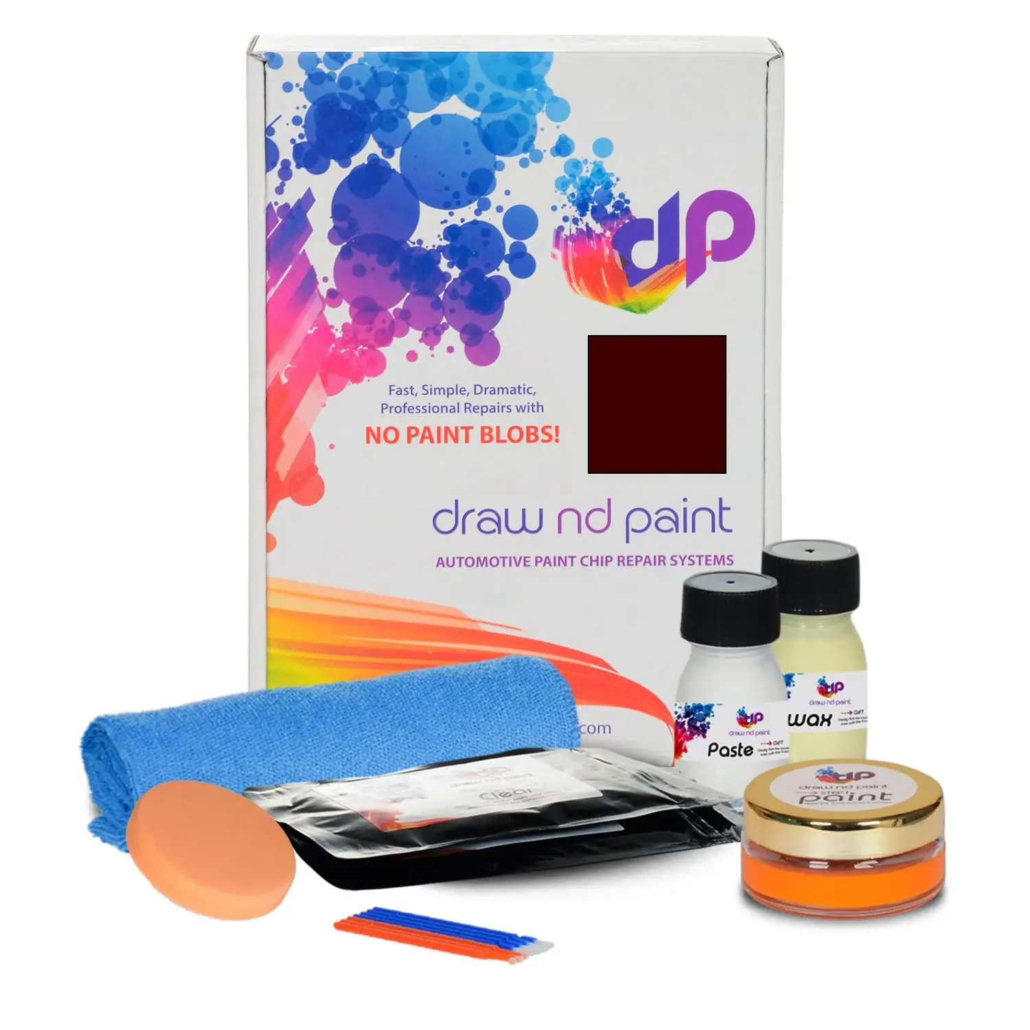 

DrawndPaint compatible with Chevrolet Automotive Touch Up Paint - PEPPER RED - WA771U - Essential Care