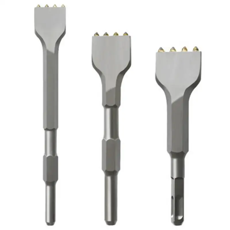 

Square Shank Four-pit Hard Alloy Drilling Electric Hammer Alloy Chisel Drill Bit Concrete Cement Wall Hole Opener Percussion Bit