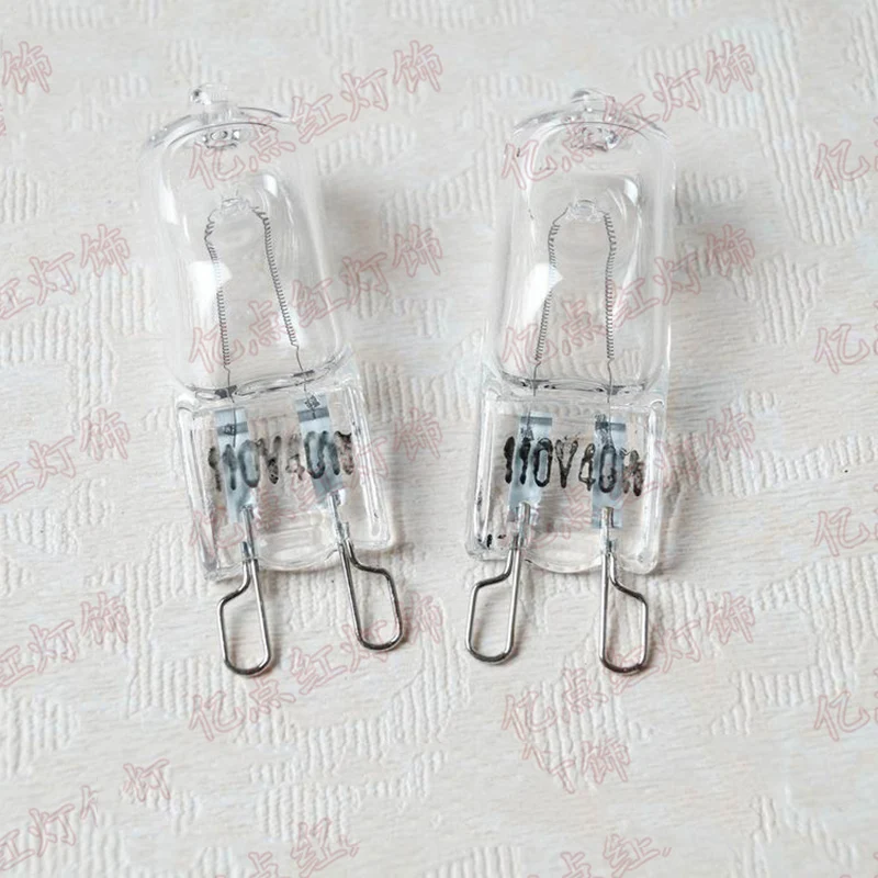 Стеклянные галогенные лампы G9 110 В 120 40 Вт теплый желтый свет