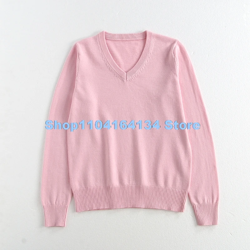 Аниме Dandadan Momo Ayase Косплей Костюм Женский Взрослый Свитер с v-образным вырезом JK