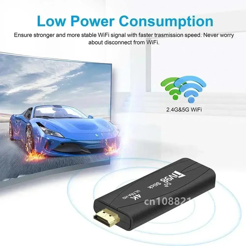 ТВ98 RK3228A Smart TV Stick Android 7.1 2.4G/5G двухдиапазонный WIFI 4K HD 8 ГБ/16 ГБ медиаплеер