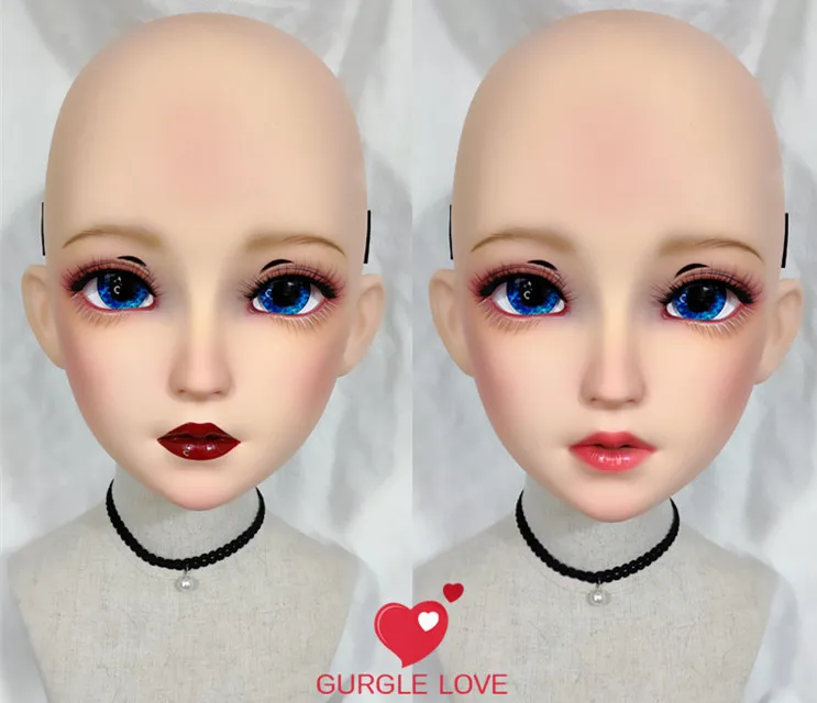 

(GL YAO) женская маска кигуруми из смолы для милой девочки Новинка специальная BJD маска для косплея на Хэллоуин Кукла-Трансвестит японская аним...