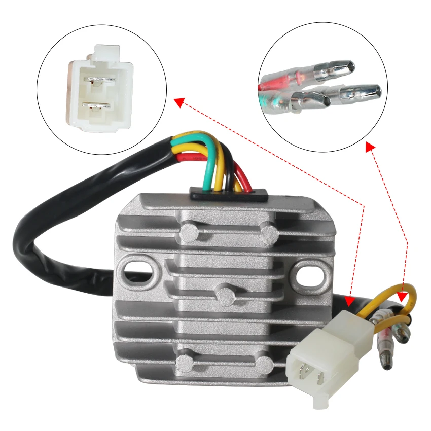 

Регулятор напряжения выпрямителя мотоцикла для EZ-GO TXT G5 Valor Elec Medalist Cushman 2200 CC2200 875 RXV WH 1200 27739-G01