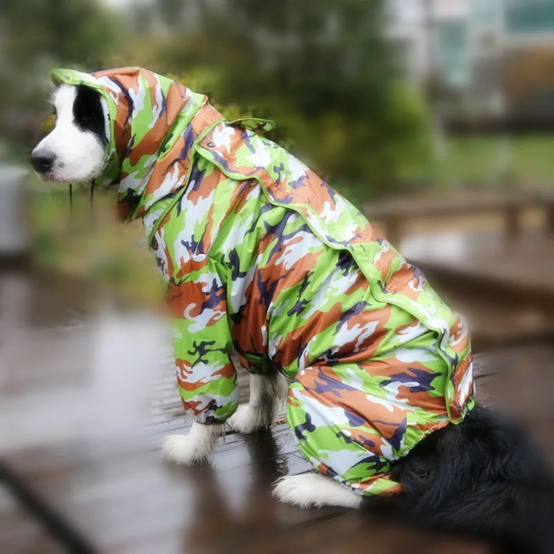 

KISSURPet 7colors Pet Raincoat PU Reflective Dog Raincoat Rainy Weather Waterproof Leather Dog Raincoat Pet Supplies