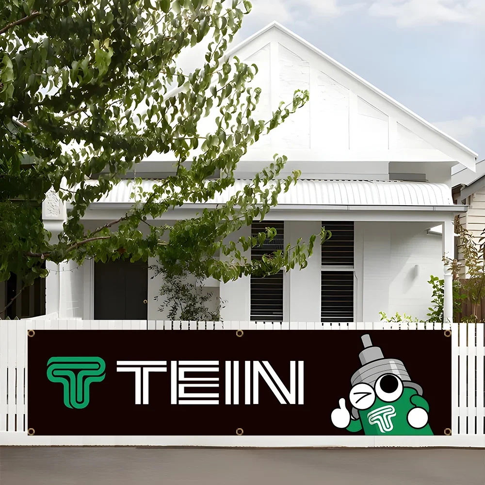 Фото 60X240 см Teins Racing Car Banner Автозапчасти Флаг Полиэстер Печатный Гобелен для гаража или уличного украшения №2