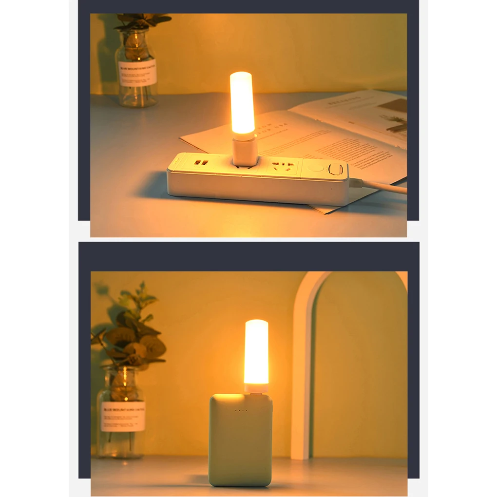 

USB Flame Light Bedroom Atmosphere LED Night Lamp Portable Lighting
