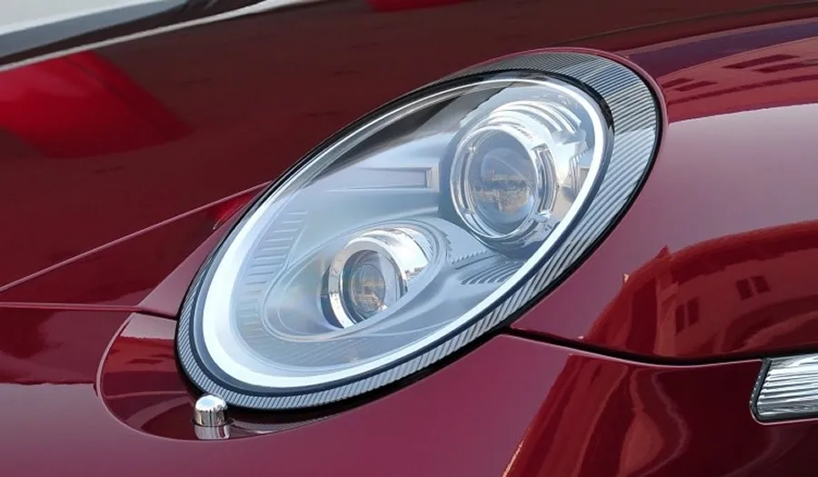 Абажур для Porsche 911 2005-2011 налобный фонарь абажур стеклянный корпус фар Сменное