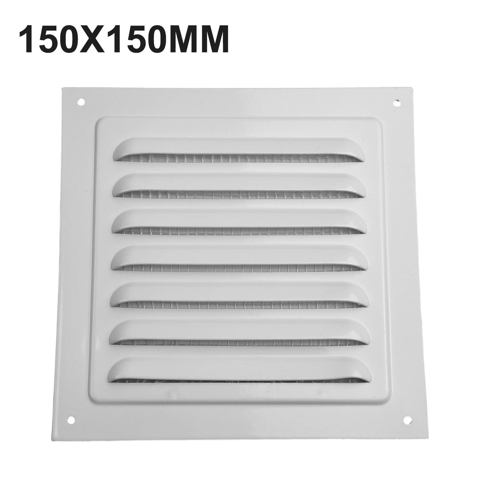 

Efficiently Cover Your Vents with this Aluminum Metal Louver Vent Grille Cover Square Insect Screen Protection