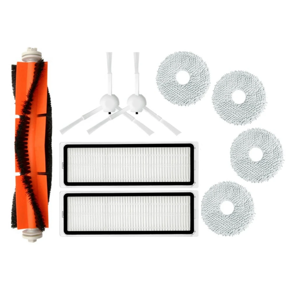 

9Pcs Replacement Spare Parts Kit for Dreame S10/S10 Pro Robot Vacuum Cleaner Main Side Brush HEPA Filter Mop Cloth