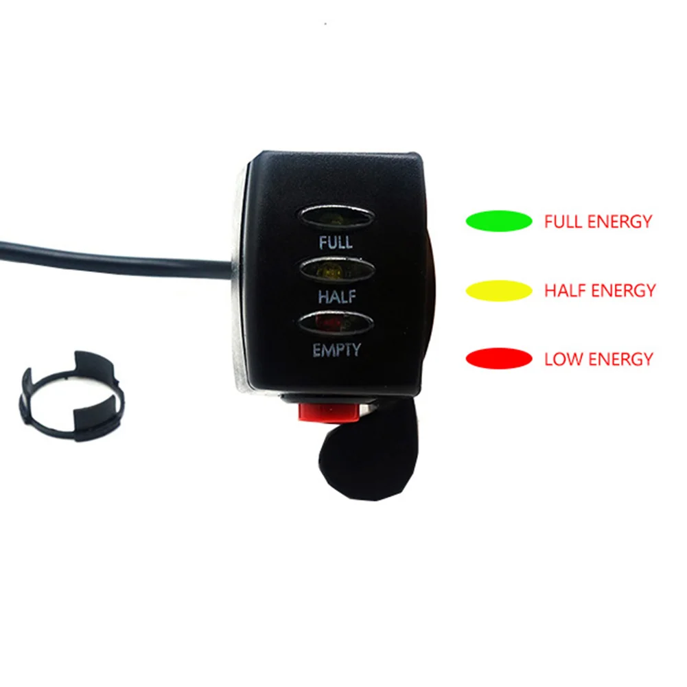 

24V/36V/48V Electric Bicycle Turn Handle LED Throttle Thumb Control For E-Bike Electric Bike Scooter Replacement Accessories