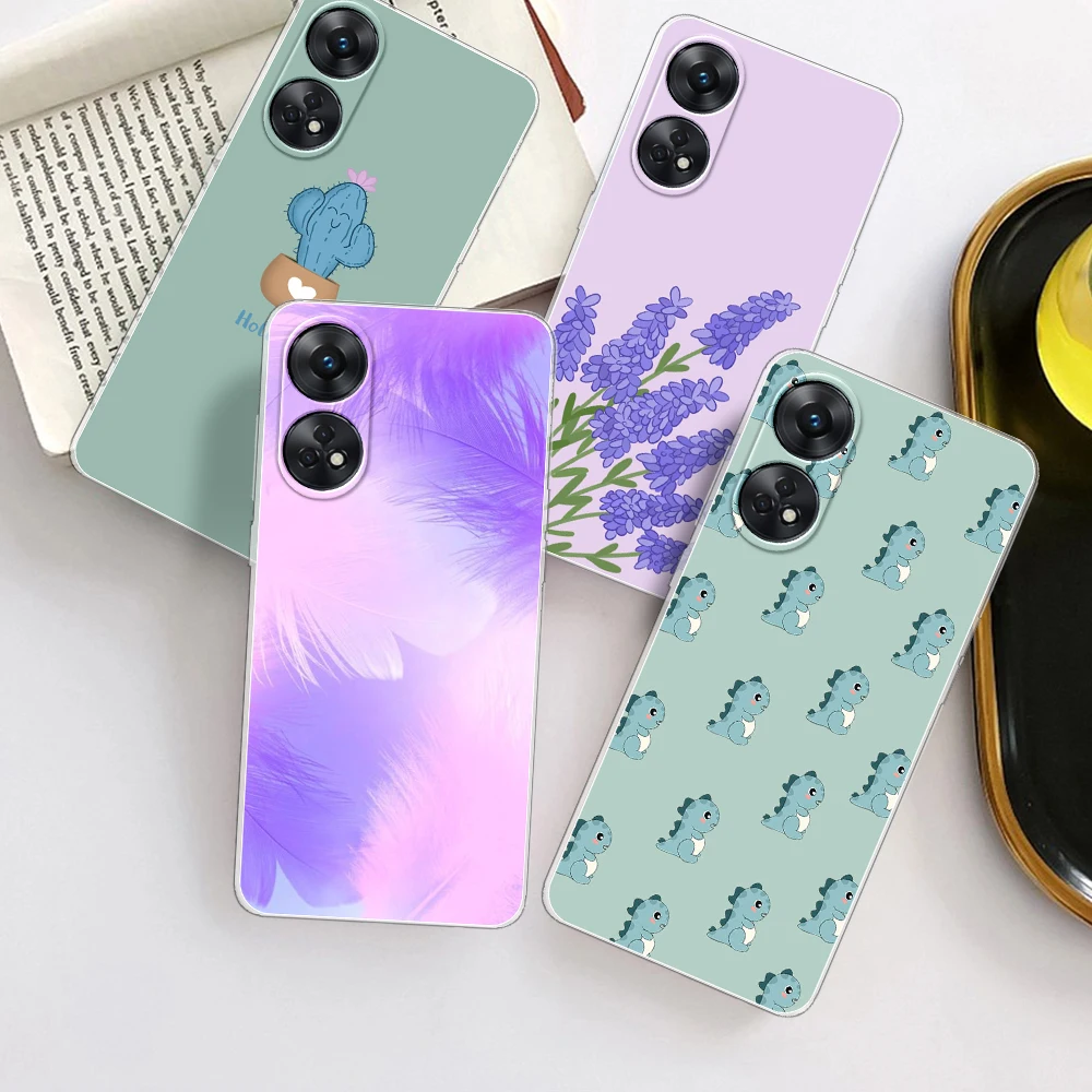 Для Oppo Reno8 T чехол противоударный Прозрачный мягкий силиконовый для телефона Lite Z