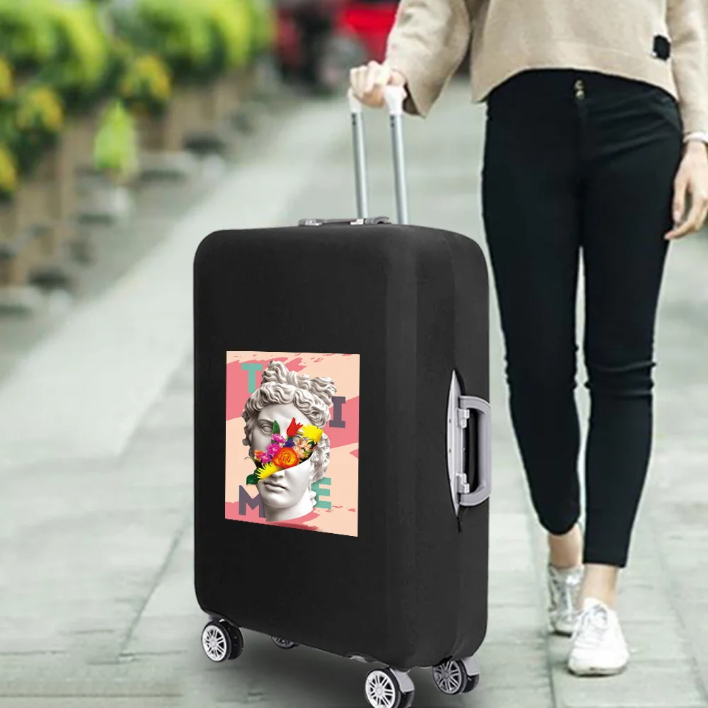 2023 Funny Travel Suitcase Protective Covers Thicken Elastic Luggage Protector Suitable for 18''-32'' Inches Trolley Dust Cover