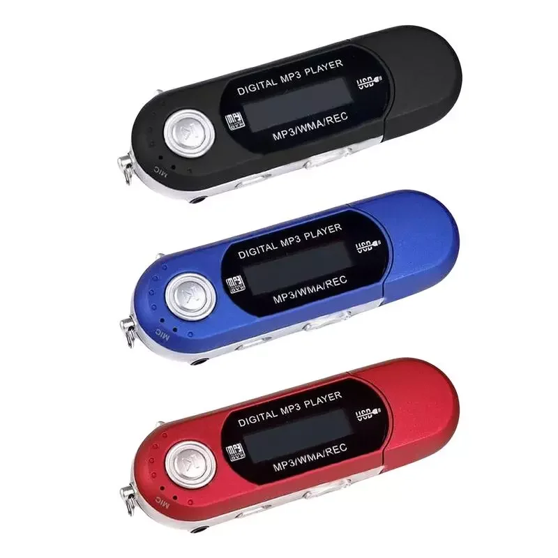 

2023NEW Mini USB MP3 Music Player Digital LCD Screen Mp3 Players With FM Radio Function Rechargeable 4G/8G Portable Mp3 Music Wa