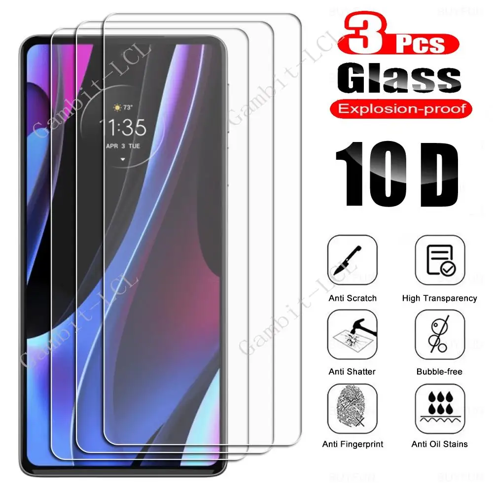 

3PCS For Motorola Edge (2021) Tempered Glass Protective ON MotorolaEdge 2021 XT2141-1 6.8" Screen Protector Cover Film