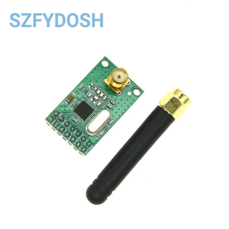 NRF905 Wireless Transceiver Module Wireless Transmitter Receiver Board NF905SE With Antenna FSK GMSK Low Power 433 868 915 MHz