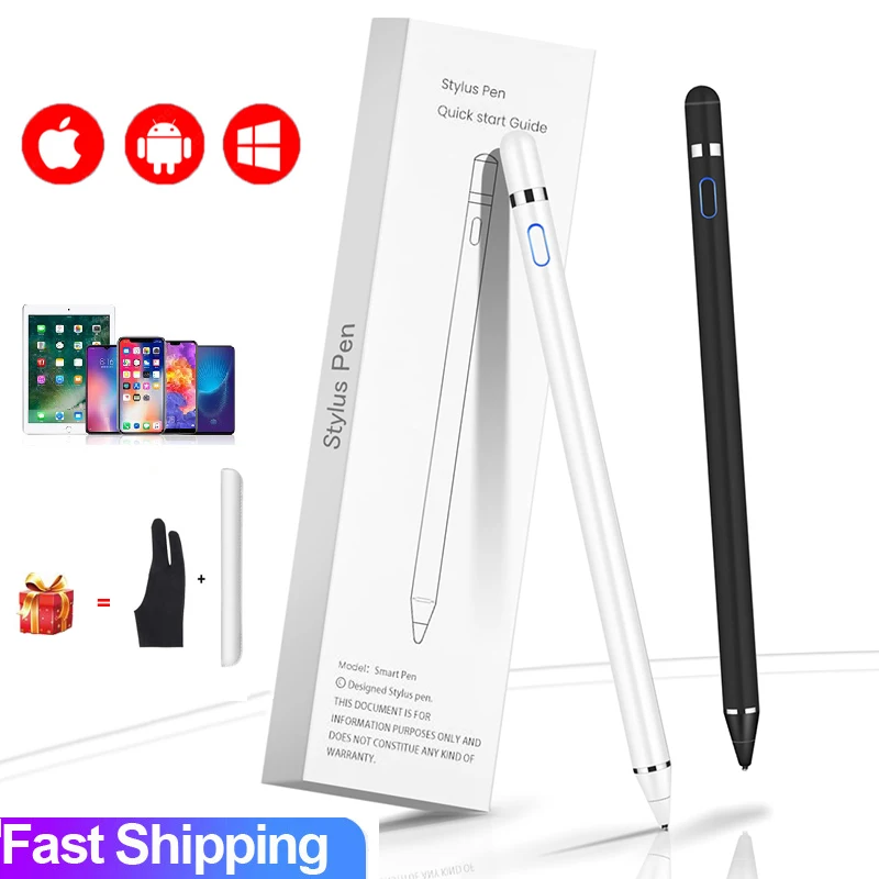 

For Apple Pencil 1 2 iPad Pen Touch For Tablet Mobile IOS Android Drawing Stylus Pen For Phone iPad Samsung Huawei Xiaomi Pencil
