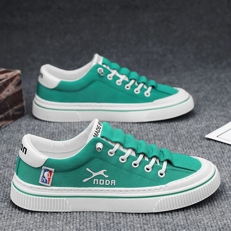 

New Trendy Mens Canvas Sneakers Breathable Low-top Canvas Shoes Men Designer Shoes Comfortable Vulcanized Sneakers Male Footwear