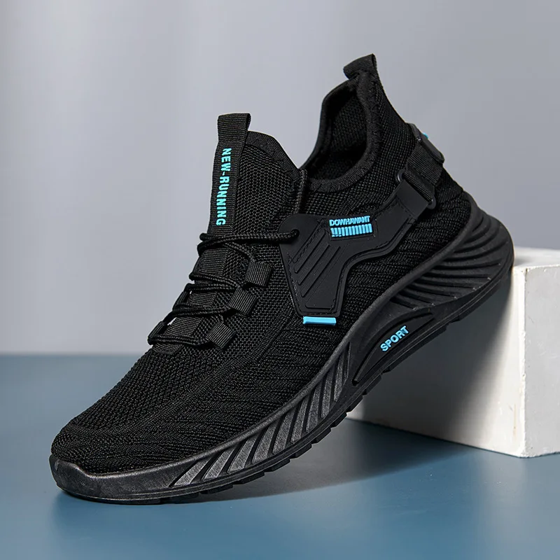

Кроссовки мужские легкие на шнуровке, повседневные сникерсы, удобная дышащая обувь для ходьбы и тенниса