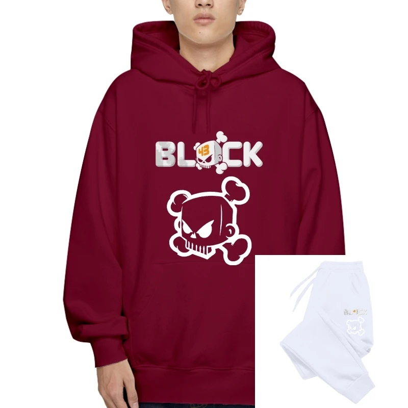 

New Ken Block Skull Logo Racing Fleece Men Black T-Sweatshirt Hoodies Winter S-3XL