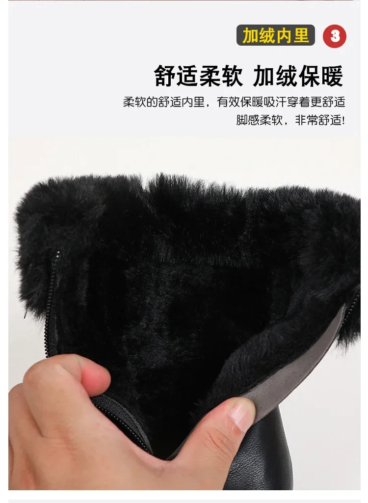 Детские длинные кожаные сапоги на молнии сзади новинка 2024 зимние модные детские