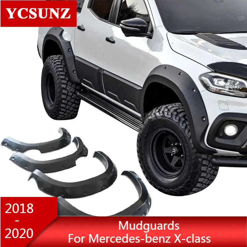 

Брызговики из АБС-пластика для Mercedes-benz X-class 2018 2019