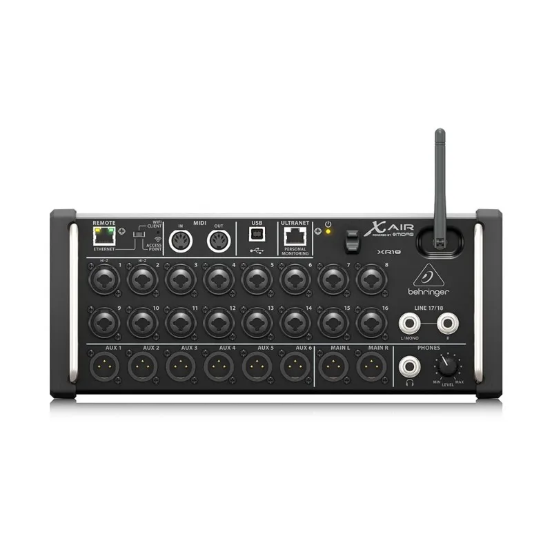 

Behringer X AIR XR18 Digital Mixer 18-Channel Integrated Wi-Fi Router Rack Mixer