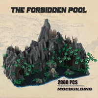 movie scene model the forbidden pool ucs moc building blocks diy assembly bricks collection toys children gifts