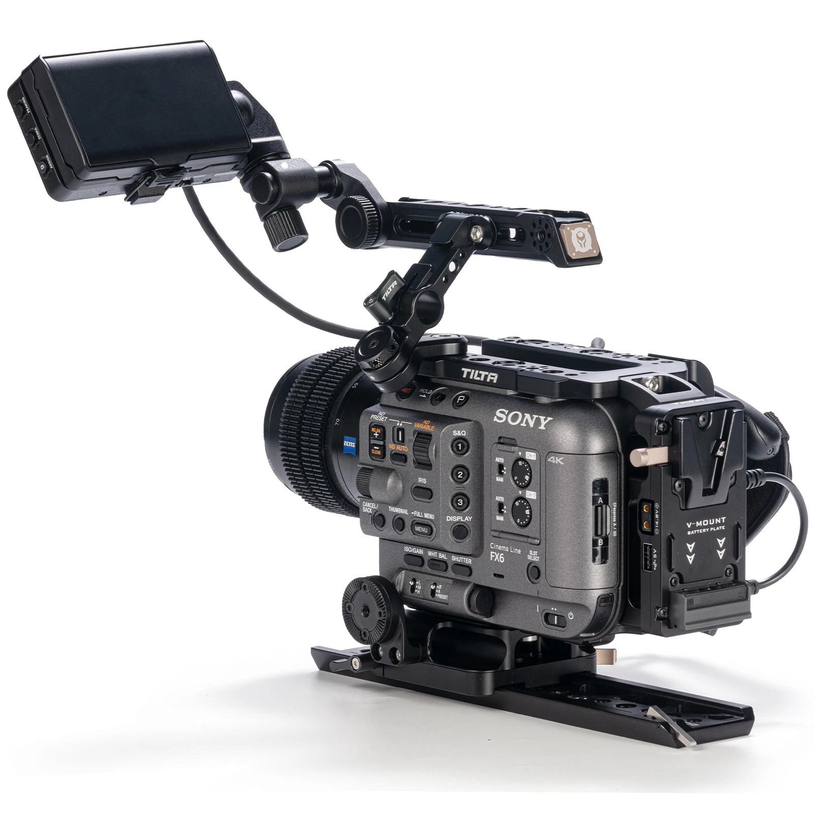 

TILTA FX6 ES-T20-B Advanced Camera Cage Kit for Sony FX6 Vertical Mounting Minimizes Wear and Supports Accessories