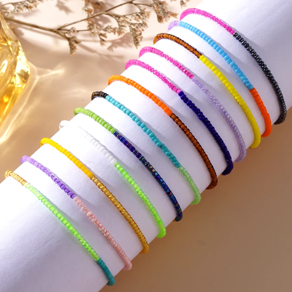 10 шт./комплект гавайский браслет с бусинами