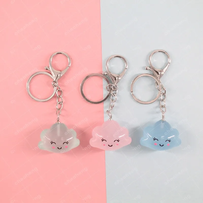 

1 шт., брелок для ключей с рисунком облаков, звезд, Луны