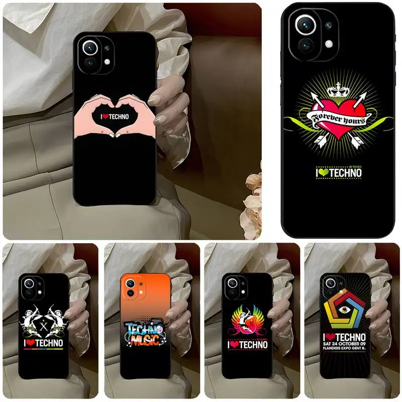 Чехол для телефона с музыкой и технологией Xiaomi Redmi Note 11 11Pro ePro 10 10Pro 9 8 6 Pro 10T 9A 7A 8T