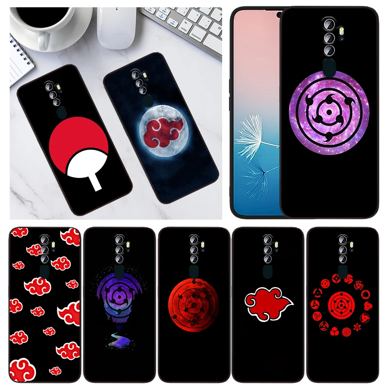 

Hot Japanese Naruto LoGo For OPPO A94 A93 A74 A73 A72 A53S A53 A55 A31 A16K A12E A1K A12 A11 A9 A5 2020 Black Phone Case Capa