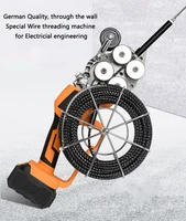 li battery wire threading machine wiring pulling machine water electricity pipe leading wire tool automatic pulling wire 20m30m