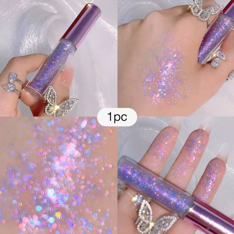 

Жидкие Тени Для Век Перламутровые блестящие стойкие водостойкие жидкие тени для век Быстросохнущий мерцающий макияж глаз 2006