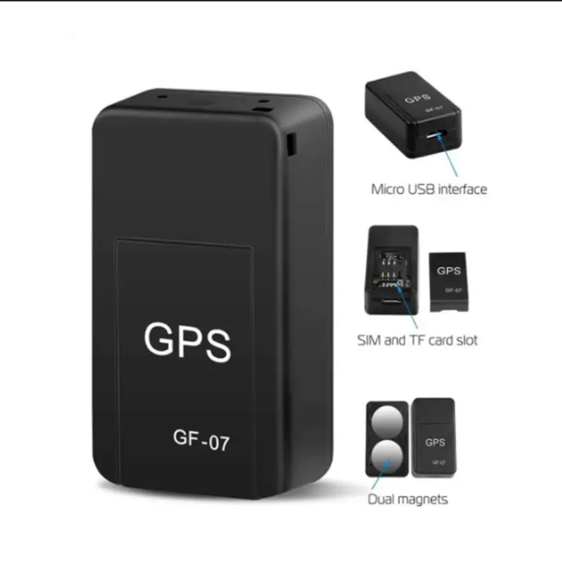 2024 new Magnetic GF07 GPS Tracker Device GSM Mini Real Time Tracking Locator GPS Car Motorcycle Remote Control Tracking Monitor
