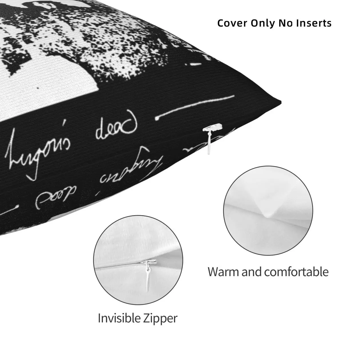 Декоративная наволочка боухаус крылья летучей мыши Bela Lugos Is Dead альбом для дома