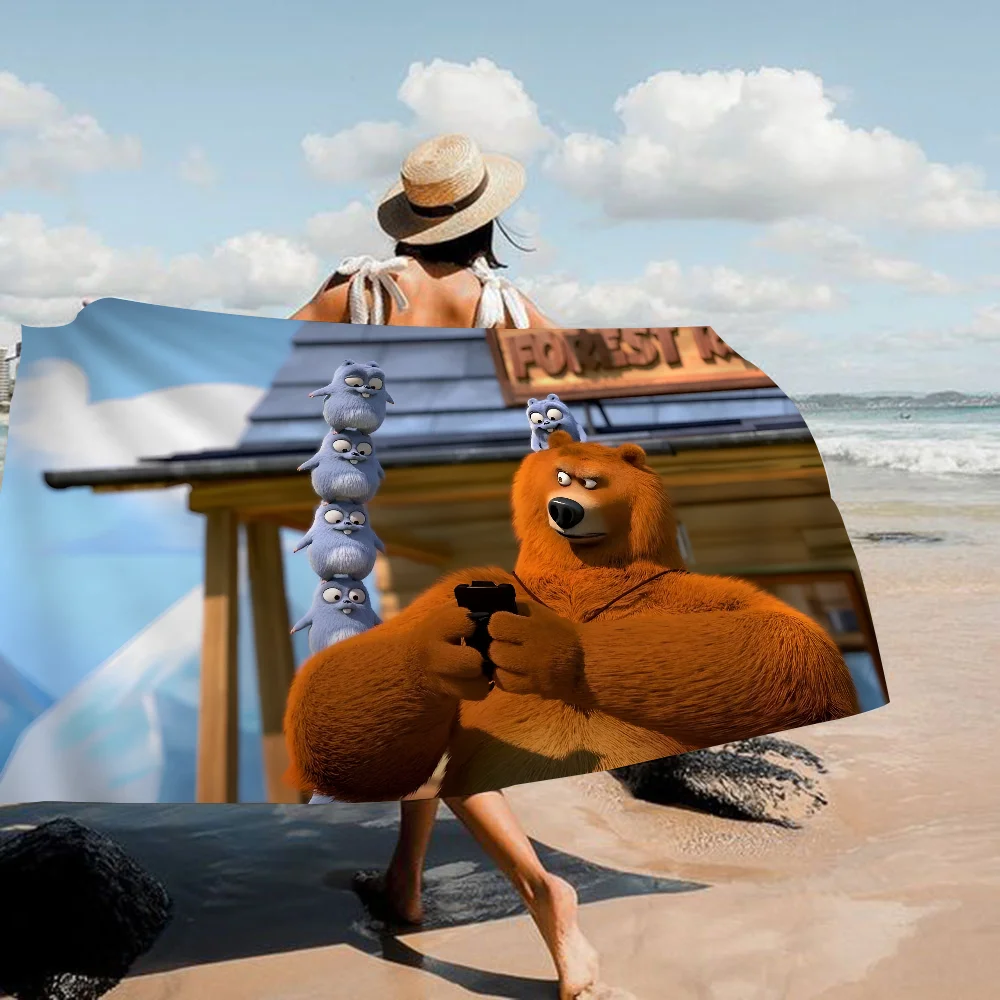 G-Grizzy A-And T-L-Lemmings Пляжное полотенце Быстросохнущее банное из микрофибры Мягкое