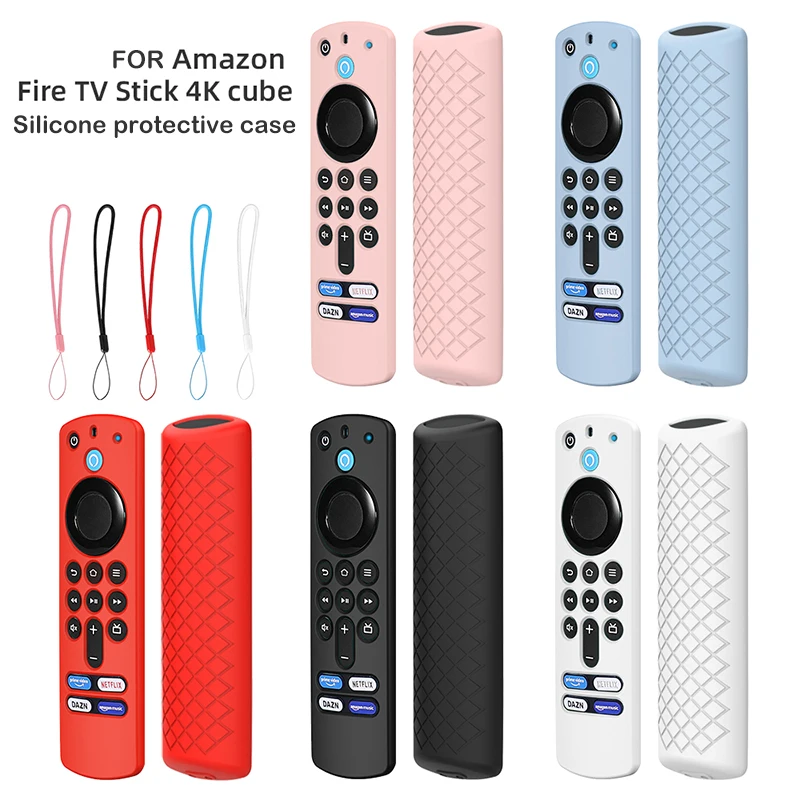 

Чехол для пульта дистанционного управления Amazon Fire TV Stick (3-е поколение) третьего поколения, противоударный пыленепроницаемый силиконовый за...