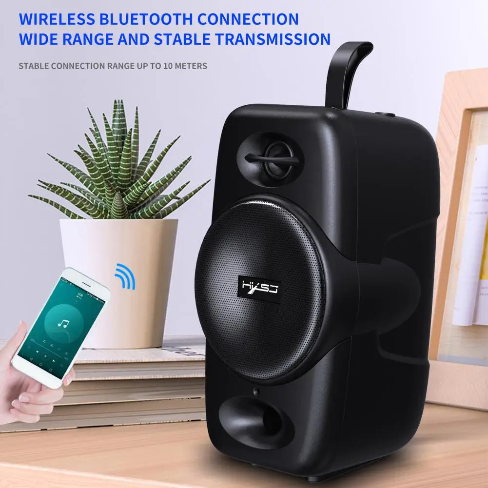 

Wireless Sound Box Practical Stable Output Support TF Card Bluetooth-compatible5.0 Portable Loudspeaker for Calling