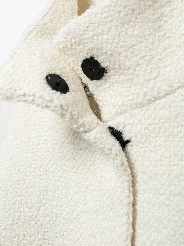 Осень/зима 2023 женская модная повседневная короткая куртка-накидка в европейском