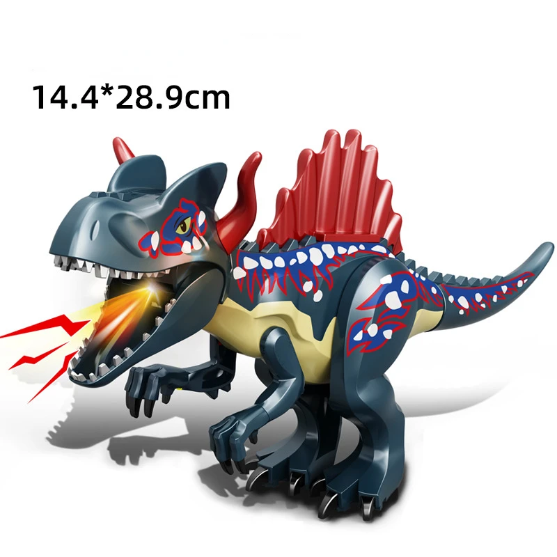 Строительные блоки игрушки Динозавр мир жестокий Раптор T-Rex Triceratops индоминус